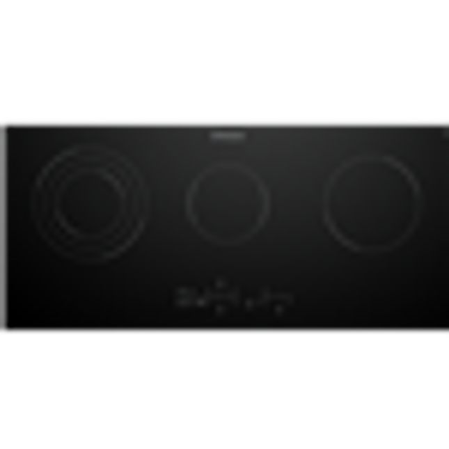 Westinghouse 90cm 3 Zone Ceramic Cooktop with TripleZone and Hob2Hood Black WHC933BD