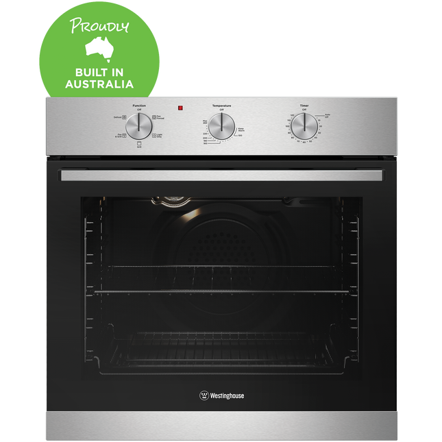 Westinghouse 60cm Electric Multi-Function 5 Oven Stainless Steel WVE6314SD