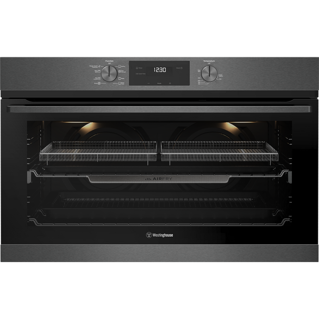 Westinghouse 90cm Multi-function 8 Oven with AirFry Dark Stainless Steel WVE9516DD