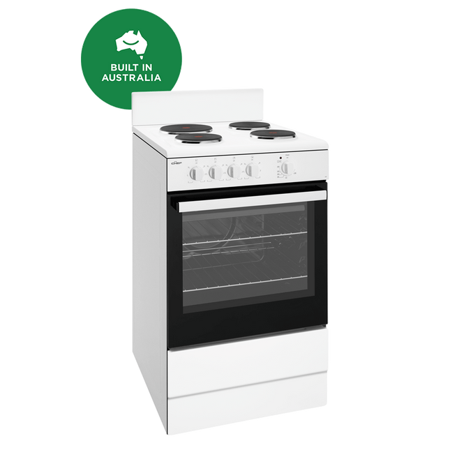 Chef 54cm Electric Upright Cooker White CFE532WB (8057668436274)