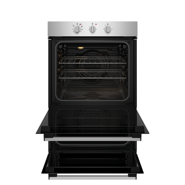 Chef 60cm Electric Fan Forced Oven with Separate Grill Stainless Steel CVE662SB (8057670041906)
