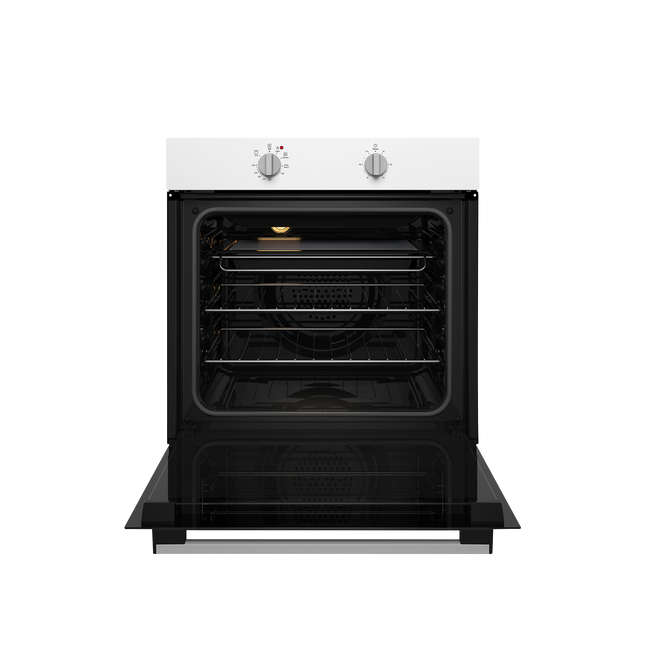 Chef 60cm Electric Fan Forced Oven with 10amp Plug White CVE612WB (8057669845298)