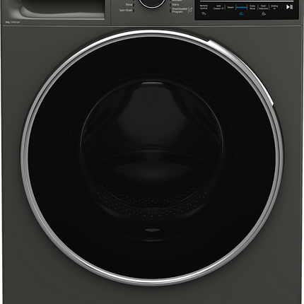 Beko 9 kg Autodose WiFi Connected Washing Machine with Steam Graphite BFLB904ADG (8215235658034)