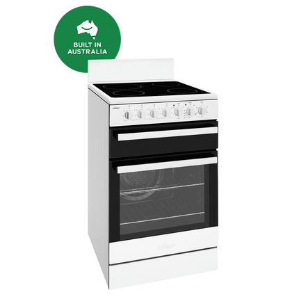 Chef 54cm Upright Electric Cooker White CFE547WB (8057763201330)