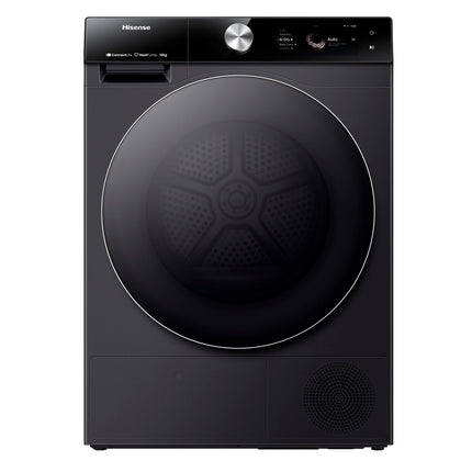 Hisense 10kg Series 9 Front Load Dryer Charcoal Black HDFS10HPB