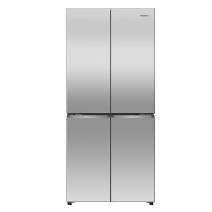 Hisense 483L PureFlat Slim French Door Fridge True Steel HRCD483TS