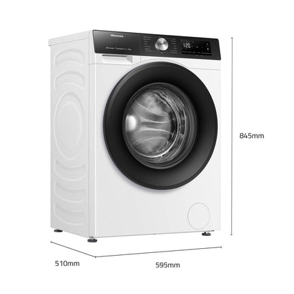 Hisense 7.5kg Series 3 Front Load Washing Machine White HWFS7514S