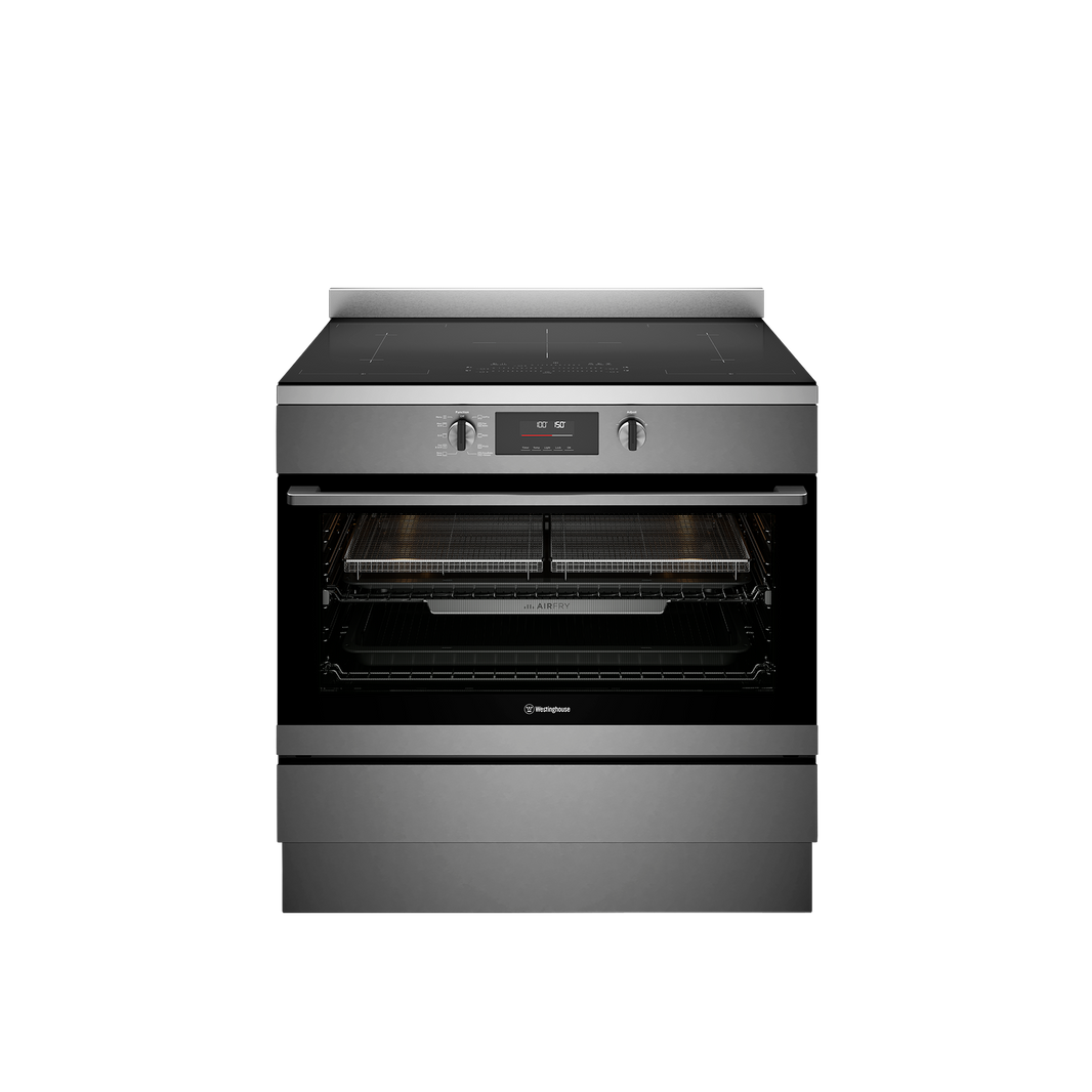 Westinghouse 90cm Induction Pyrolytic Freestanding Cooker with AirFry