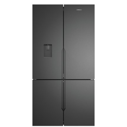 Westinghouse 564L Plumbed French Door Refrigerator Matte Black WQE5650BA (8472405147954)