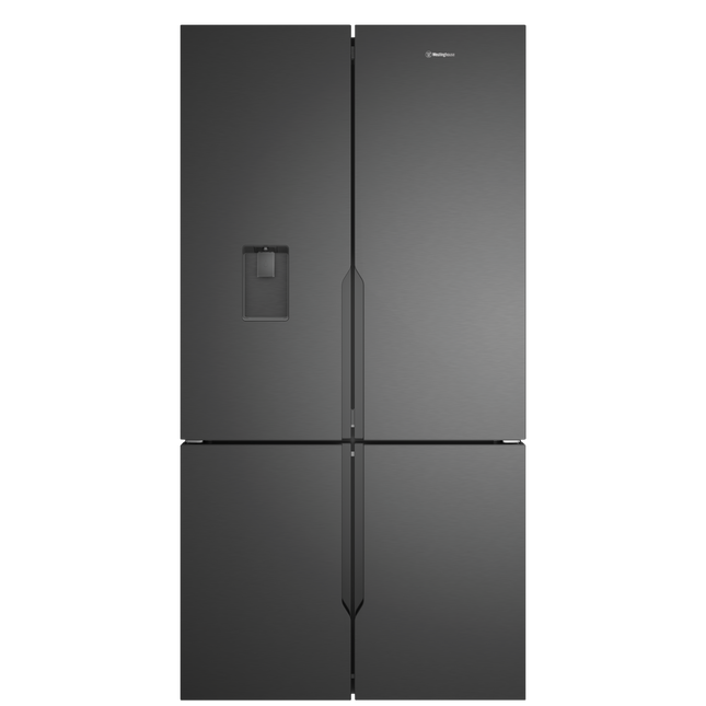 Westinghouse 564L Plumbed French Door Refrigerator Matte Black WQE5650BA (8472405147954)