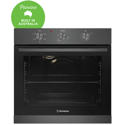 Westinghouse 60cm Electric Multi-Function 5 Oven Dark Stainless Steel WVE6314DD