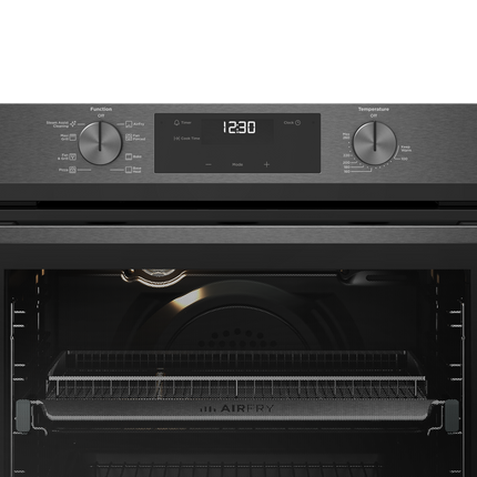 Westinghouse 60cm Multi-function 8 Oven with AirFry Dark Stainless Steel WVE6516DD