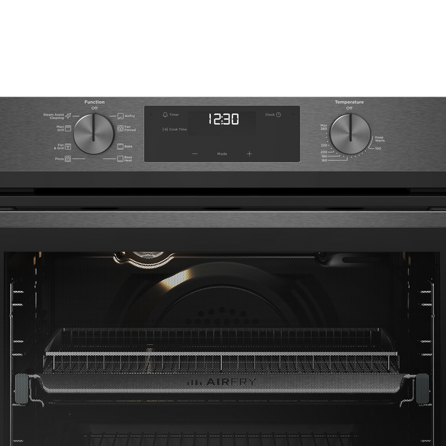 Westinghouse 60cm Multi-function 8 Oven with AirFry Dark Stainless Steel WVE6516DD