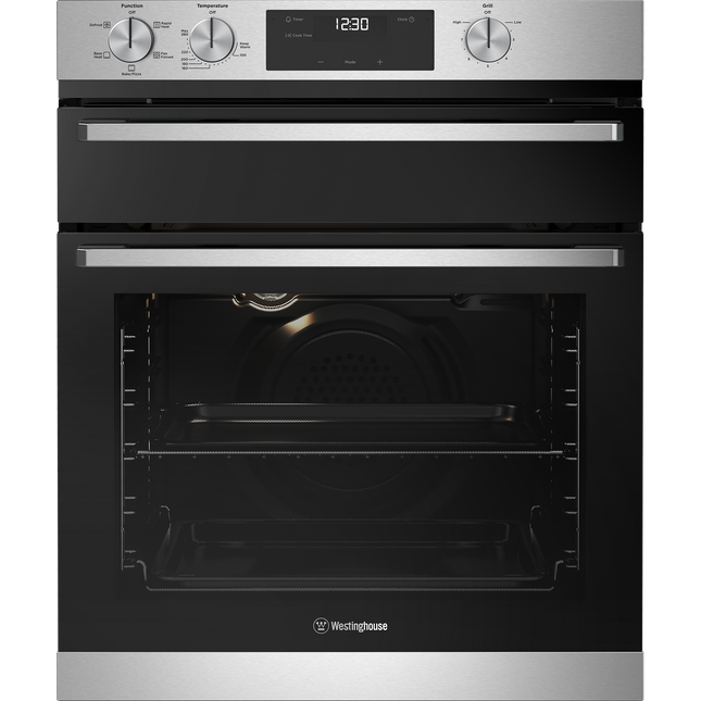 Westinghouse 60cm Multi-function 5 Oven with Separate Grill Stainless Steel  WVE6555SD