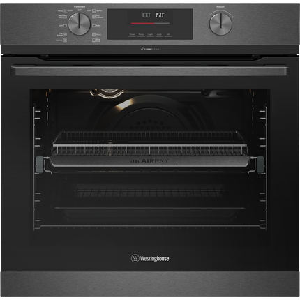 Westinghouse 60cm Multi-function 10 Pyrolytic Oven with AirFry Dark Stainless Steel WVEP6716DD