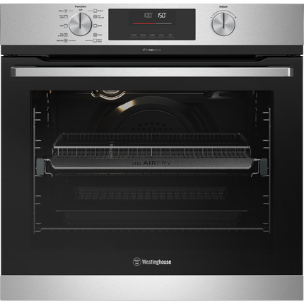 Westinghouse 60cm Multi-function 10 Pyrolytic Oven with AirFry Stainless Steel WVEP6716SD