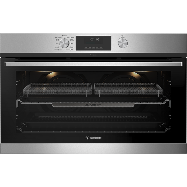 Westinghouse 90cm Multi-function 10 Pyrolytic Oven with AirFry Stainless Steel WVEP9716SD