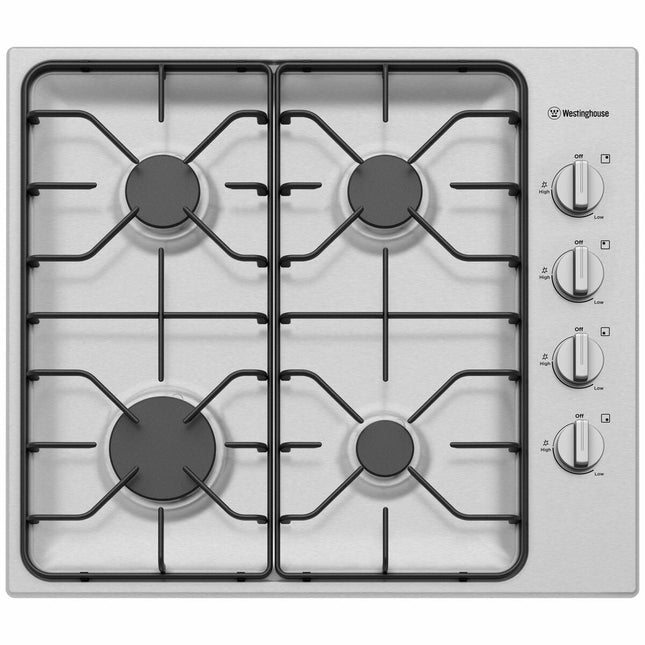 Westinghouse 60cm 4 Burner Natural Gas Cooktop WHG640SC (8057764413746)