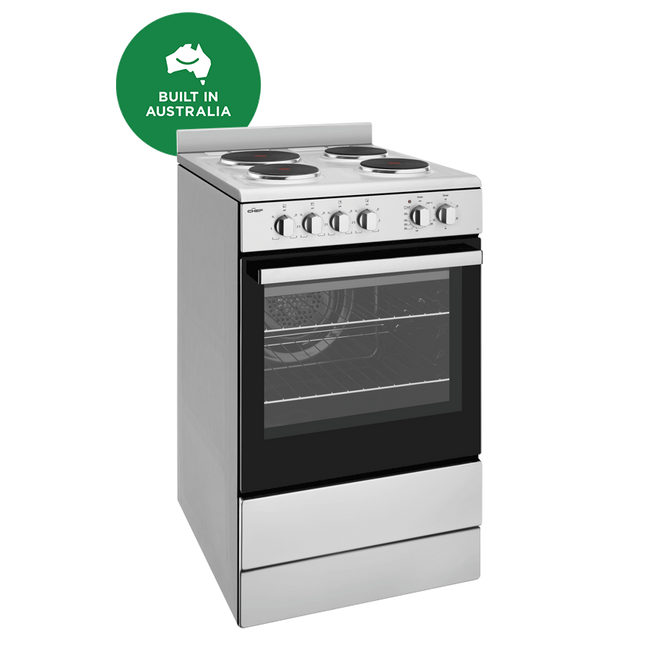 Chef 54cm Electric Upright Cooker Stainless Steel CFE536SB (8057668501810)