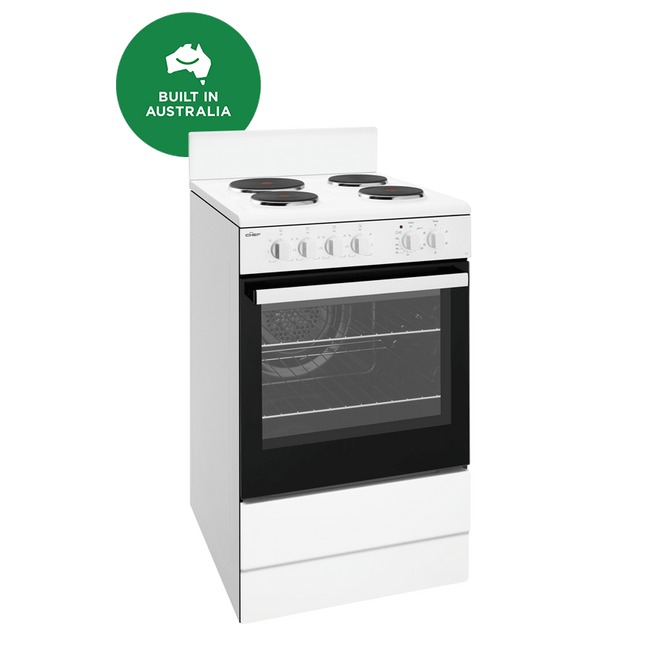 Chef 54cm Upright Electric Cooker White CFE536WB (8057763168562)