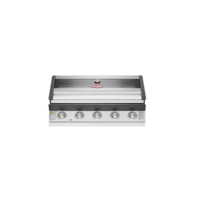 Beef Eater 1600 Series Stainless Steel 5 Burner Built In BBQ w/ Cast Iron Burners & Grills BBG1650SA (8057673842994)