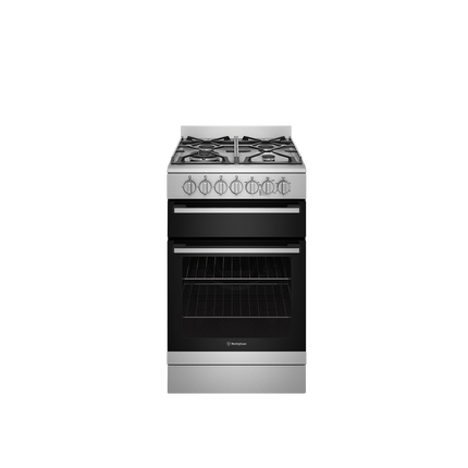 Westinghouse 54cm Dual Fuel Upright Cooker with Separate Grill Stainless Steel WFE512SC (8057668108594)