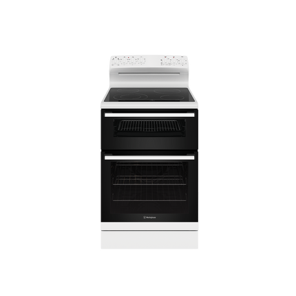 Westinghouse 60cm Electric Upright Cooker with Separate Grill White WLE642WC (8057667780914)