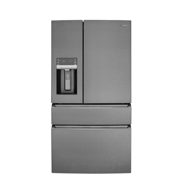 Westinghouse 609L French Door Fridge with Ice & Water Dark Stainless Steel WHE6170BB (8057665716530)