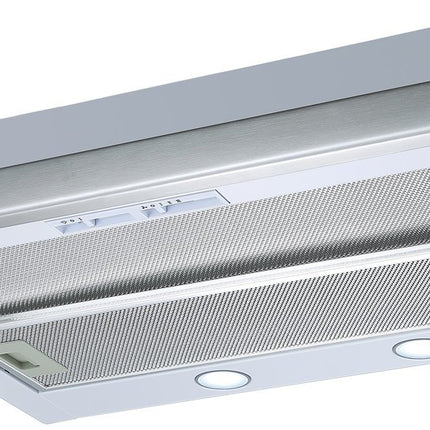 Beko 60cm Retractable Rangehood Grey Painted and Stainless Steel Front Panel BRH60TW (8215238541618)