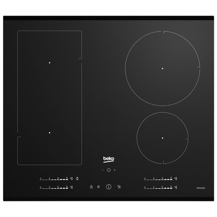Beko 60cm Induction Direct Access Touch Control Cooktop Black BCT601IGN (8215238213938)
