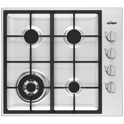 Chef 60cm Gas Cooktop Stainless Steel CHG644SC (8057670369586)