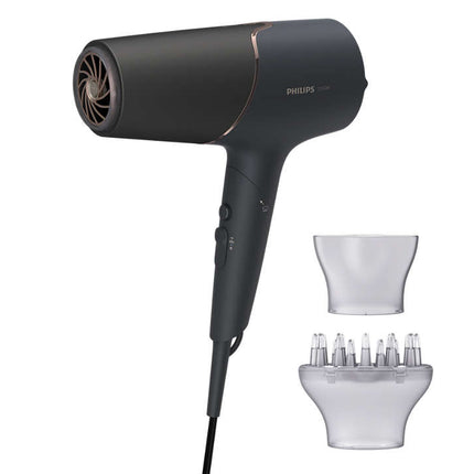 Philips Hair Dryer 5000 Anthracite Satin & Rose Champagne BHD538/20